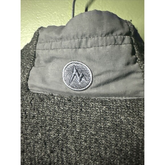 Marmot Jacket Mens Medium Gray Poacher Pile Wool Blend Fleece Lined Hiking - Picture 6 of 6